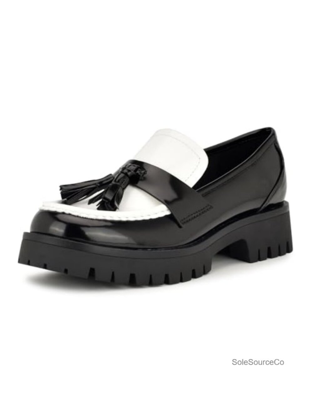 Nine West Garry Women's Slip-On Loafers with Tassel & Lug Sole